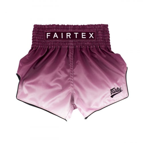 FAIRTEX - "FADE" MAROON MUAY THAI SHORTS (BS1904)