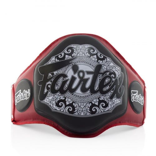 FAIRTEX - TRIPLE CHAMP MICROFIBRE BELLY PAD (BPV3-Red/Black)