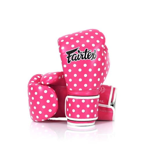 (FAIRTEX - VINTAGE ART-POLKA DOT 1854 BOXING GLOVES (BGV14P