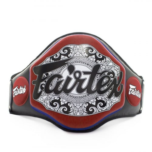 FAIRTEX - TRIPLE CHAMP MICROFIBRE BELLY PAD (BPV3-Black/Red)