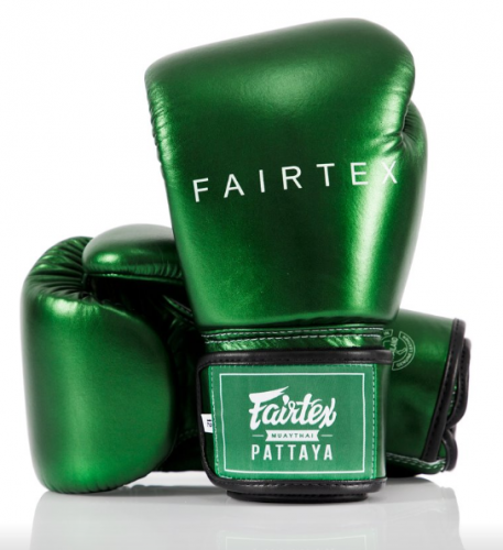FAIRTEX - METALLIC BOXING GLOVES (BGV22) - GREEN