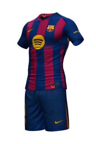 طقم برشلونة الاساسي الجديد 25_26