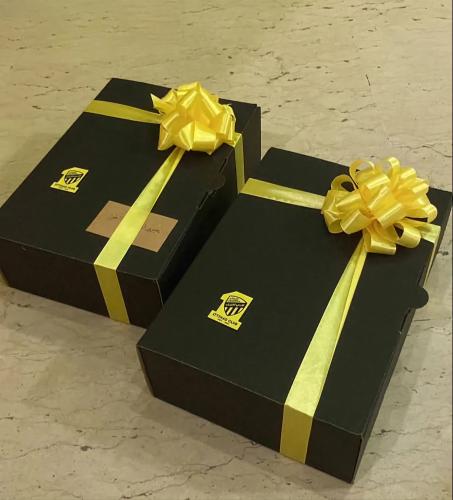 بكس تغليف بشعار الاتحاد