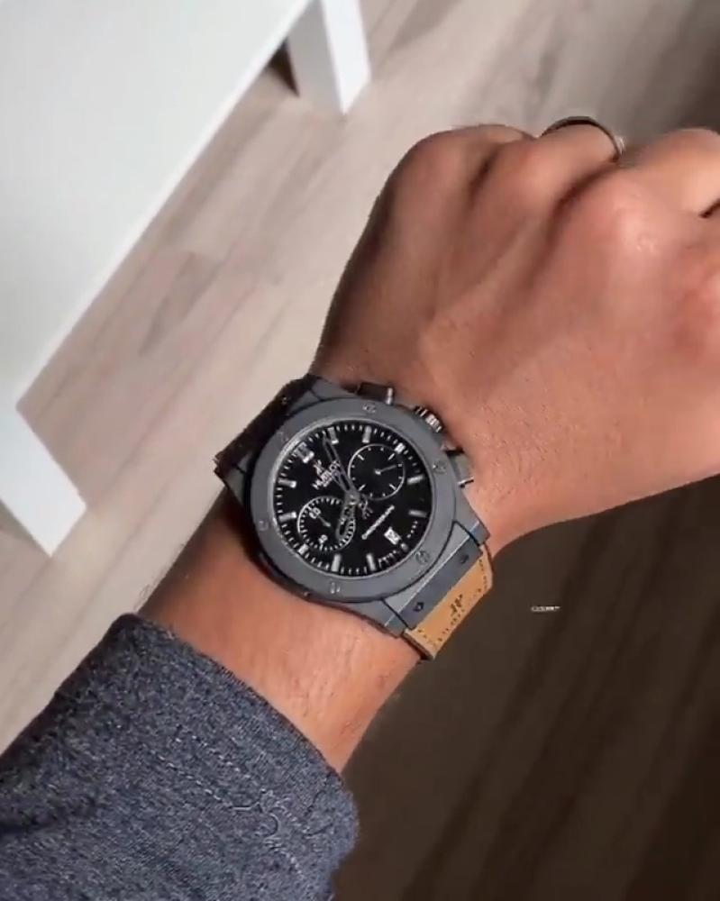 ساعات هوبليت رجالي جلد