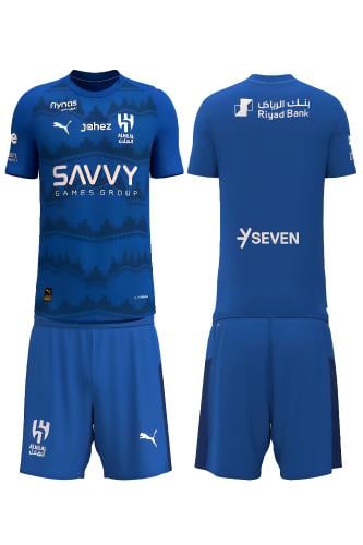 طقم نادي الهلال الاساسي الجديد الون الازرق 202 2025  متجر تدفق