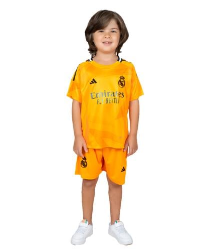 طقم ريال مدريد البرتقالي مقاس اطفال