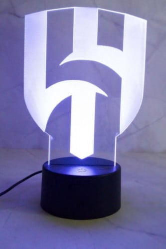 درع اضاء بشعار الهلال