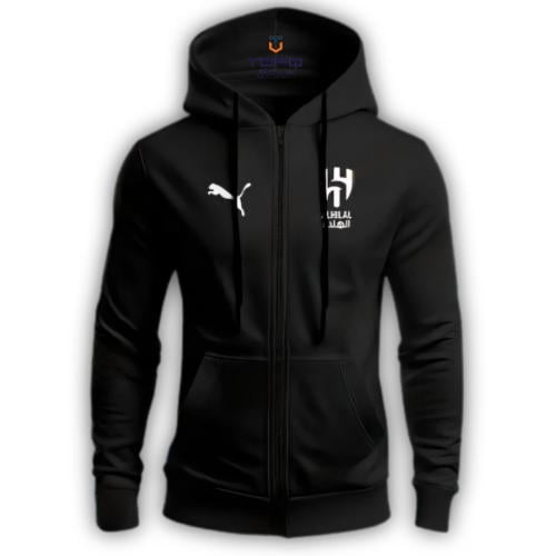 جاكت شتوي بشعار نادي الهلال السعودي