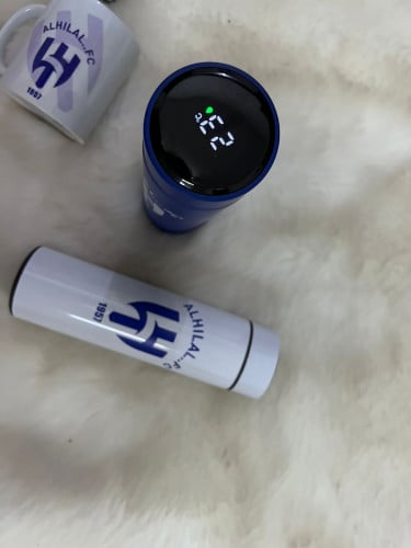 مق بشعار الهلال ستانلس ستيل 500 مل