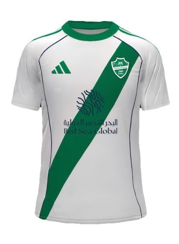 تيشيرت الاهلي السعودي الأبيض الجديد 2026