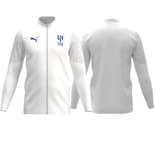 جاكيت نادي الهلال السعودي ابيض 25_26