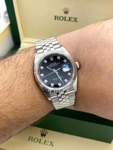 ساعة رولكسRolex ديت جست رجالي