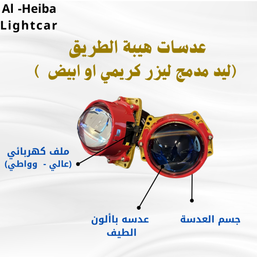 عدسات ليد ليزر عالي وواطي