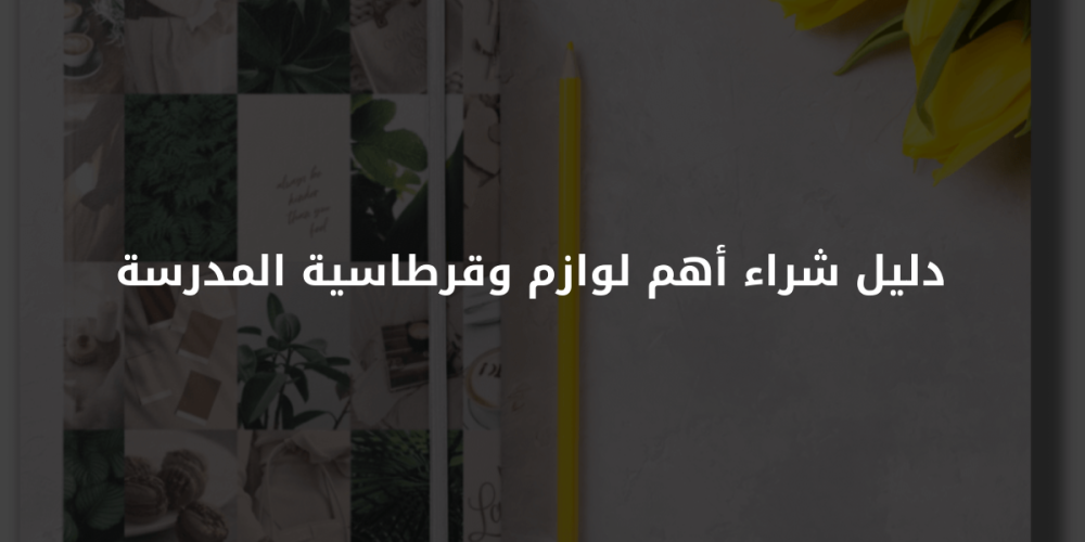 أهم لوازم وقرطاسية المدرسة