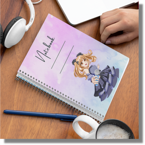 دفتر فاخر (Anime Girl)