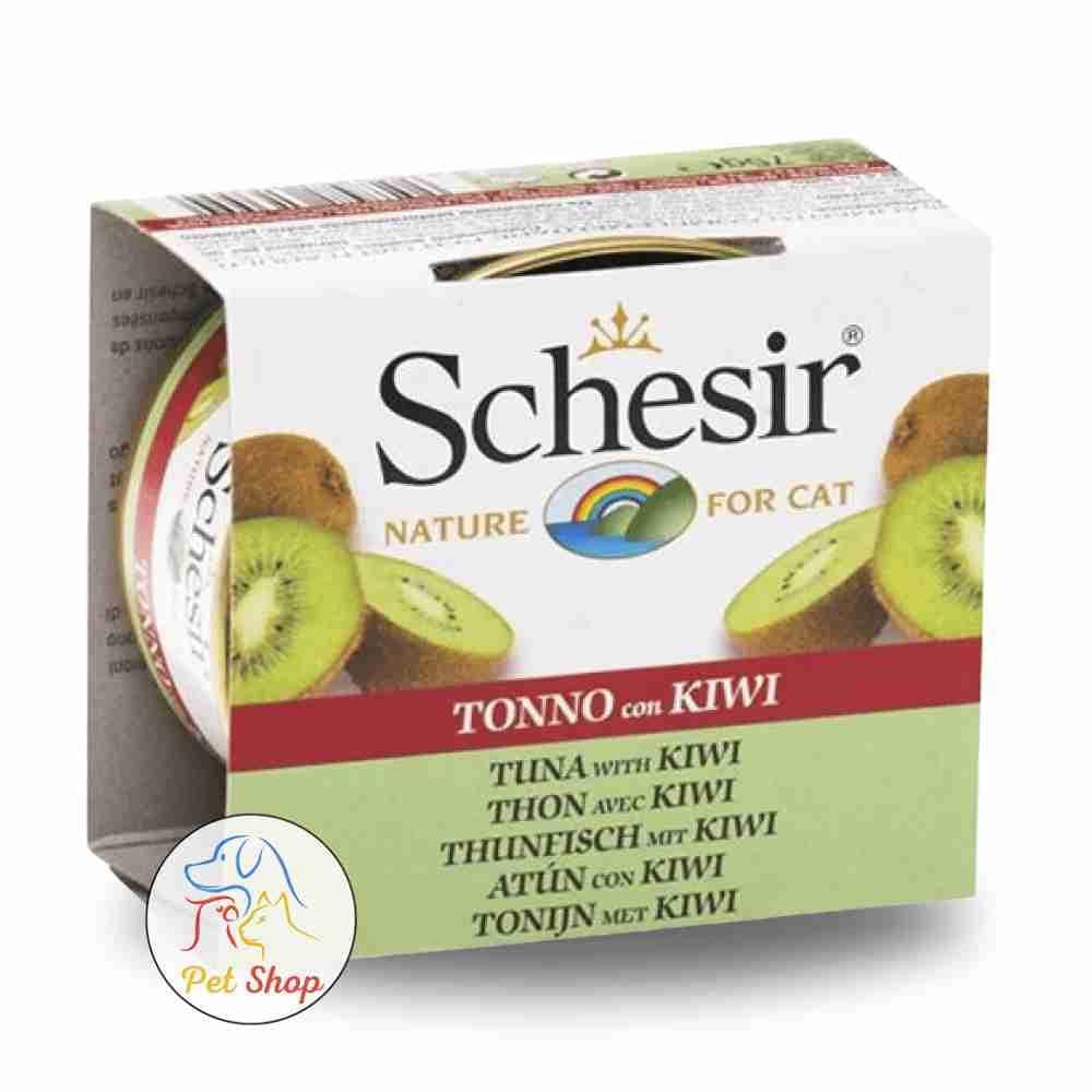 شيزر طعام للقطط نكهة التونا مع الكيوي 75 جرام