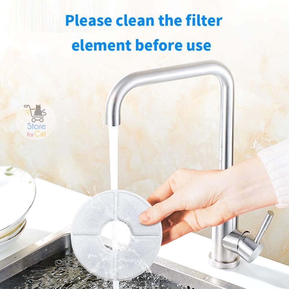 4 قطع من فلاتر نافورة المياه | تنقية وتوزيع مياه النافورة