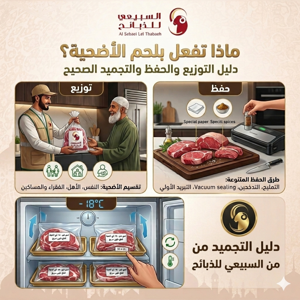 لحم الأضحية