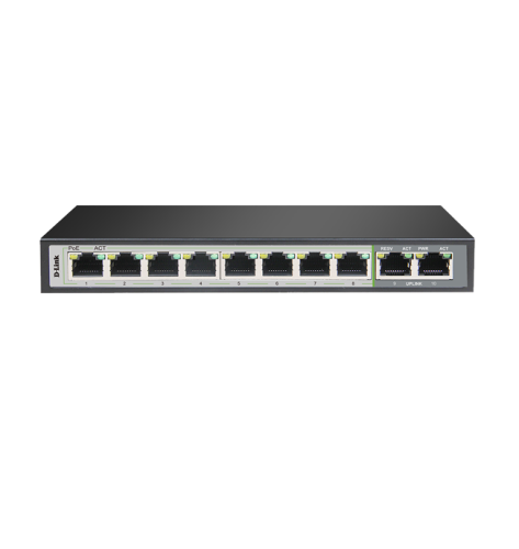 سويتش شبكة D-Link 10Port Gigabit PoE Switch