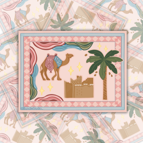 Gems of the desert sticker sheet