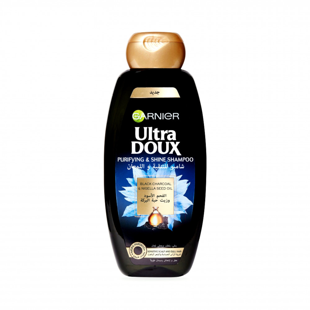Garnier Ultra Doux Charcoal & Nigella Seed Shampoo - 400ml - Stay Beautiful