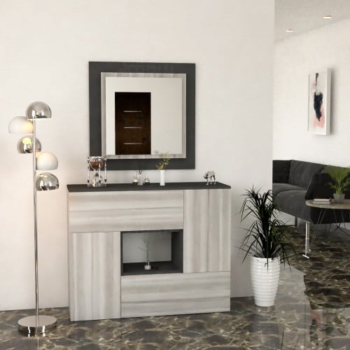 مدخل رمادي غامق مع رمادي فاتح -موديل Md01