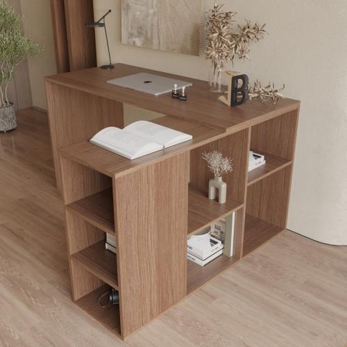 مكتب عمل بنيB - موديل CornerDesk