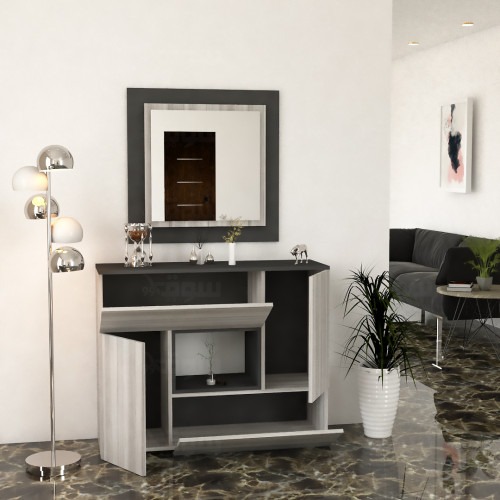 مدخل رمادي غامق مع رمادي فاتح -موديل Md01