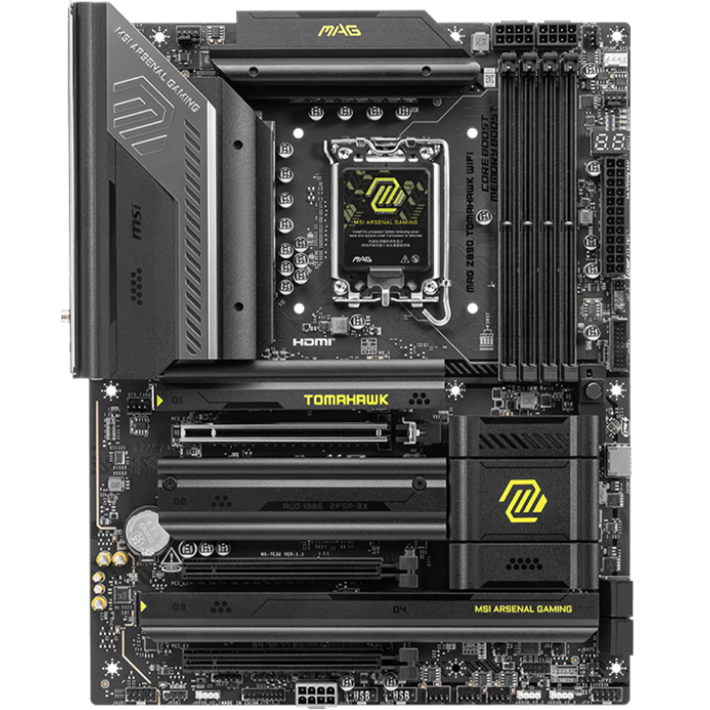 MSI MAG Z890 TOMAHAWK WIFI LGA 1851 Socket For Intel CPUs Motherboard