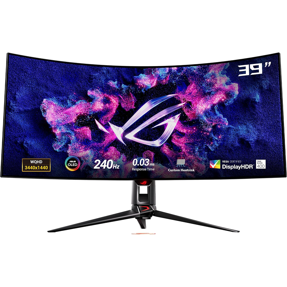 ASUS ROG Swift OLED PG39WCDM 39-inch Curved OLED Gaming Monitor, 240Hz