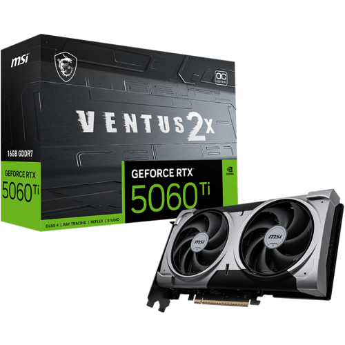 ام اس اي GeForce RTX 5060 Ti 16G VENTUS 2X OC PLUS...