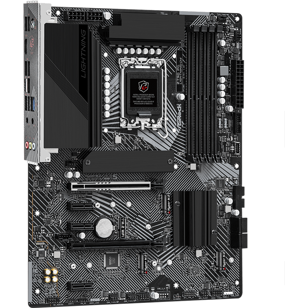 ASRock Z790 PG Lightning/D4 LGA1700 Socket For intel CPUs Motherboard