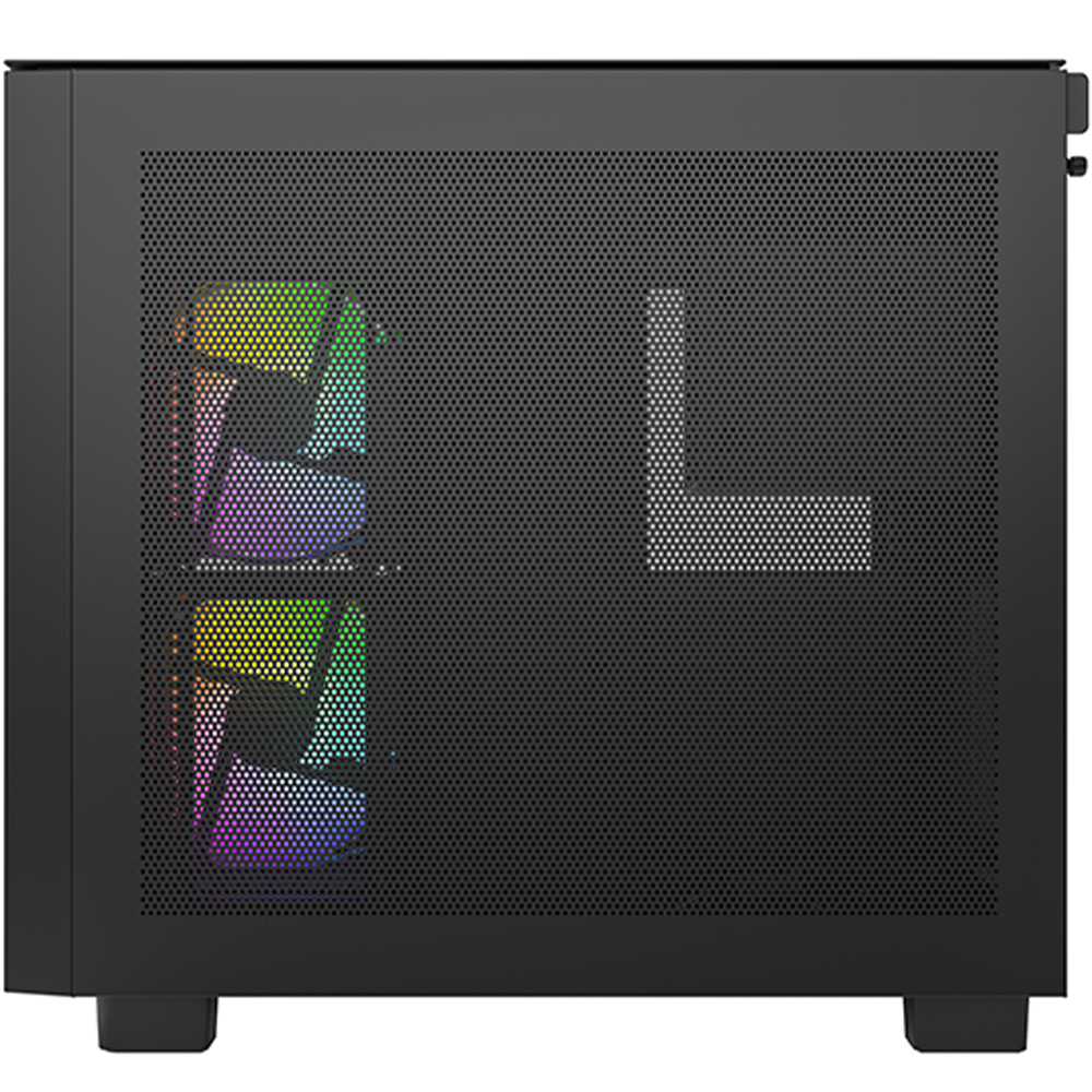 مونتيك KING 65 PRO كيس PC بحجم ATX Mid Tower مع 3 مراوح ARGB