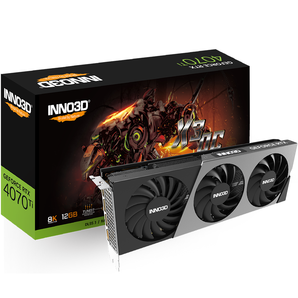 INNO3D GeForce RTX 4070 TI X3 OC 12GB Graphics Card