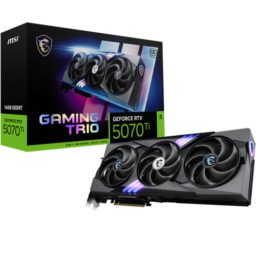 ام اس اي GeForce RTX 5070 Ti 16G GAMING TRIO OC كر...