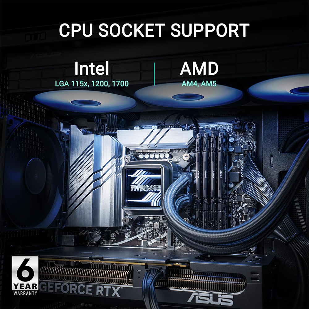 ASUS Prime LC 360 ARGB AIO CPU Liquid Cooler 360mm - Tech