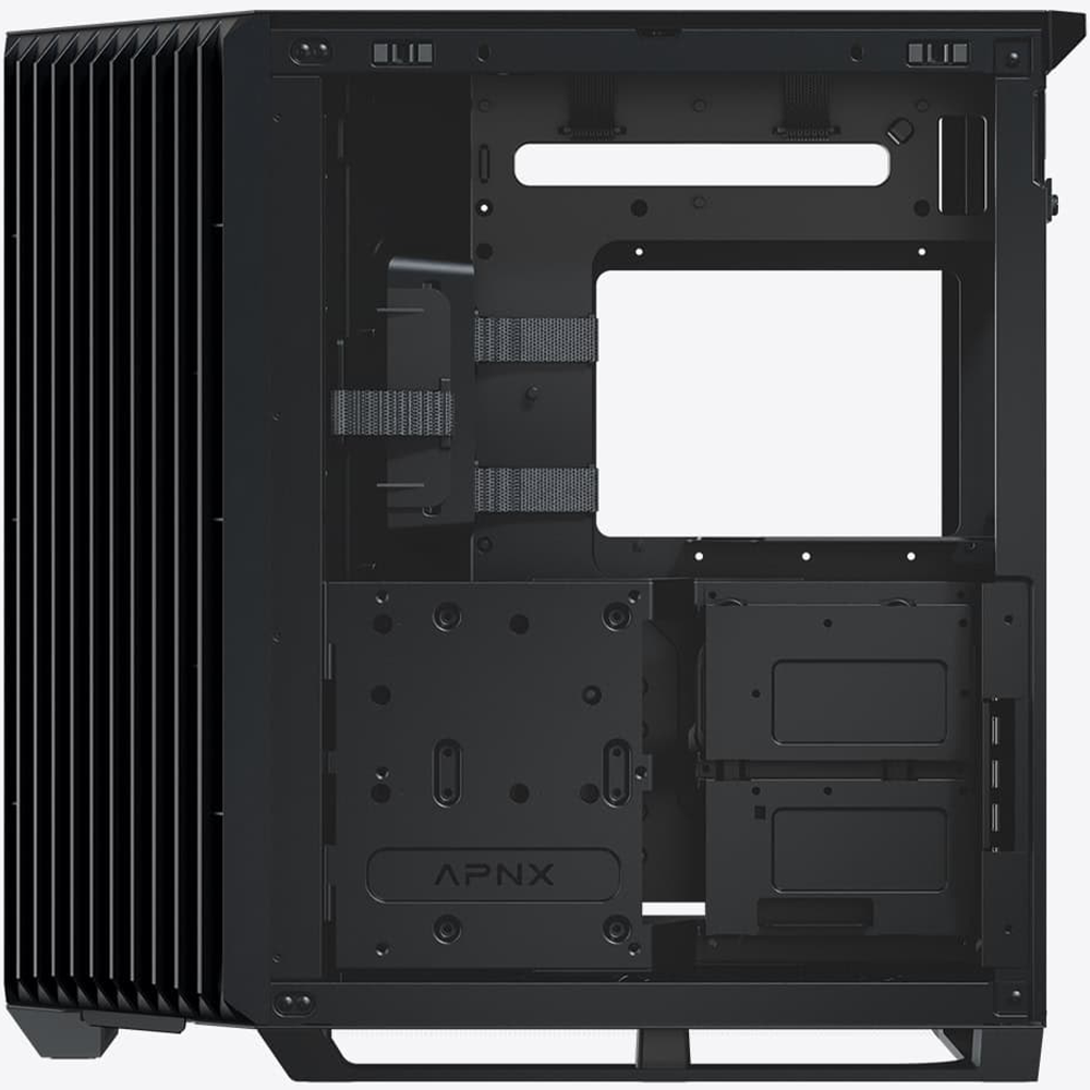 ابنكس V1 كيس بي سي بحجرتين مزدوجتين بحجم ATX Mid Tower