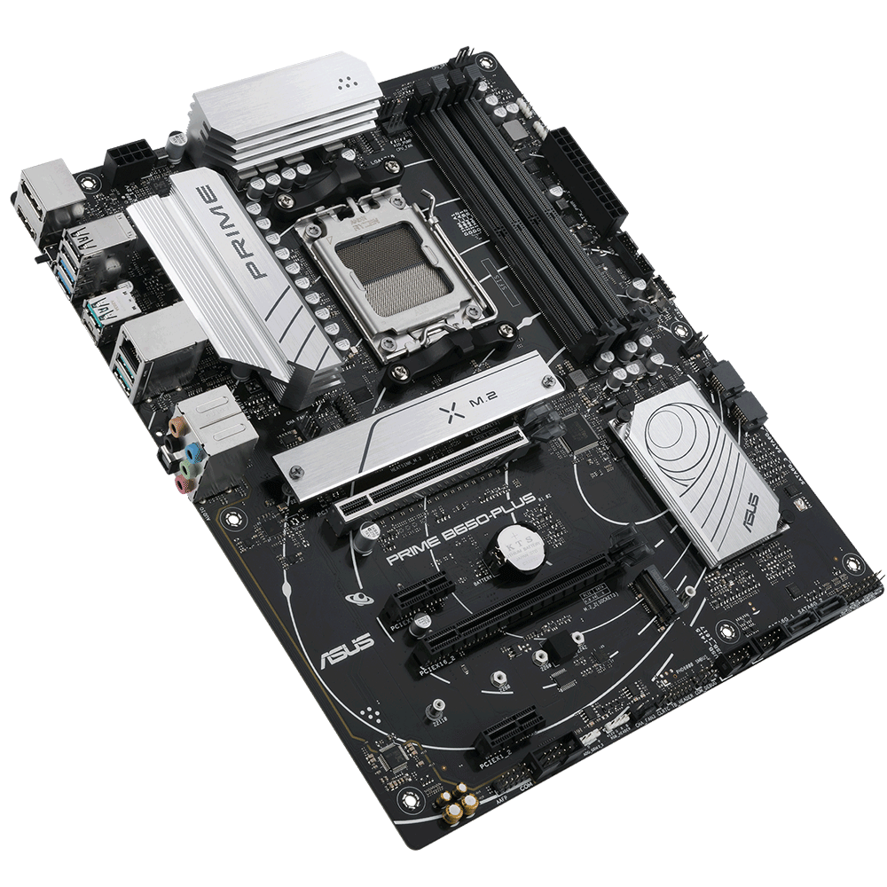 اسوس PRIME B650-PLUS اللوحة الام بمقبس AM5 لمعالجات AMD