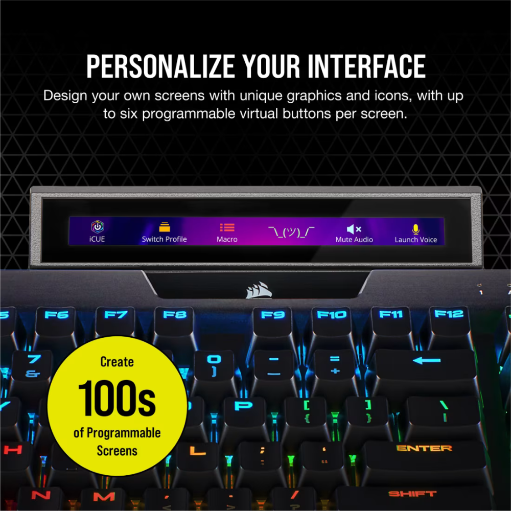 Corsair iCUE NEXUS Companion Touch Screen 5” Screen For Keyboard