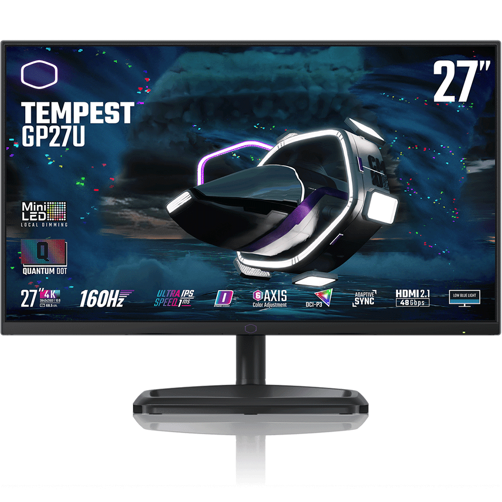 Cooler Master TEMPEST GP27U 27" MiniLED Monitor QD 4K, 160Hz, 1ms