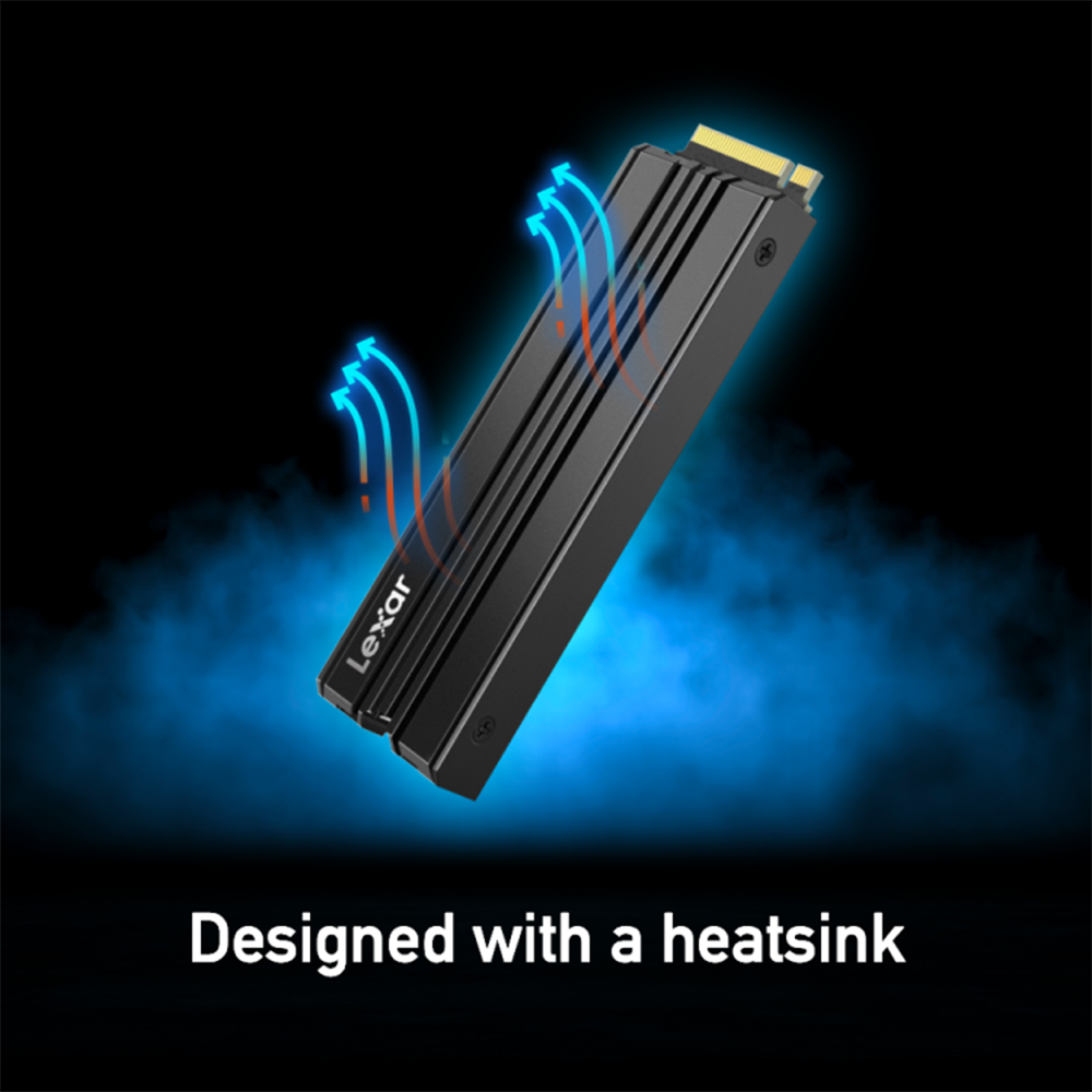 Lexar NM790 with Heatsink M.2 2280 PCIe Gen 4×4 NVMe Internal SSD