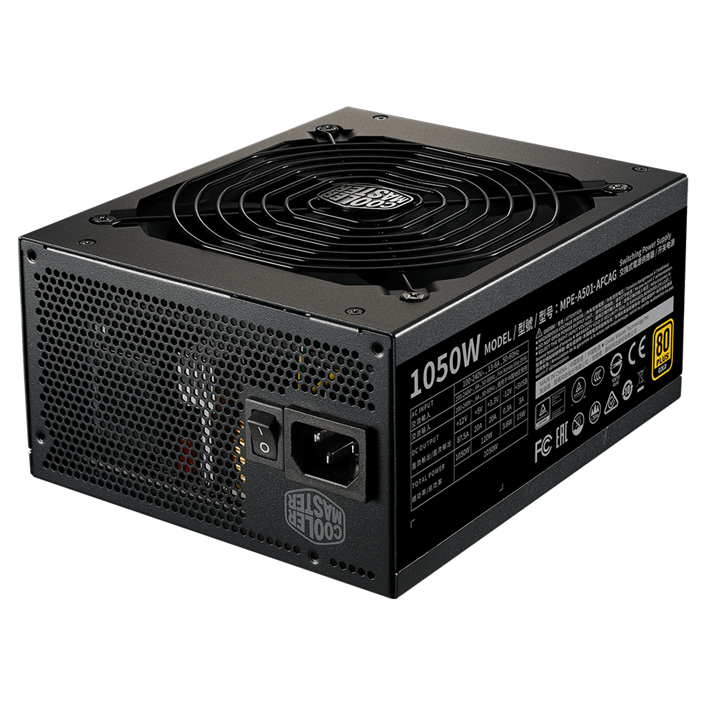 Cooler Master MWE Gold 1050 V2 Full Modular, 80 Plus Gold Power Supply