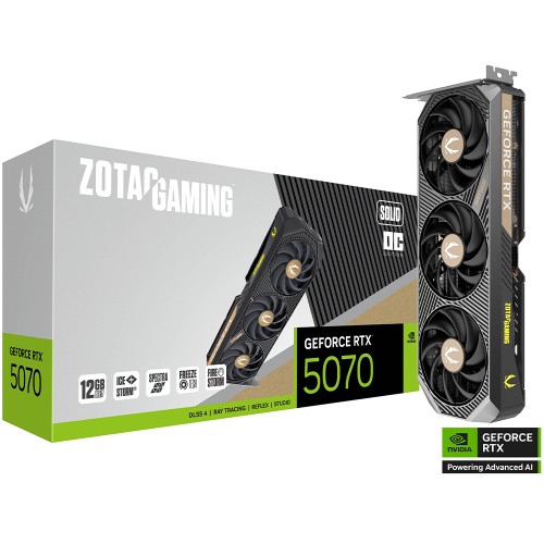 زوتاك GAMING GeForce RTX 5070 SOLID OC كرت شاشة لل...