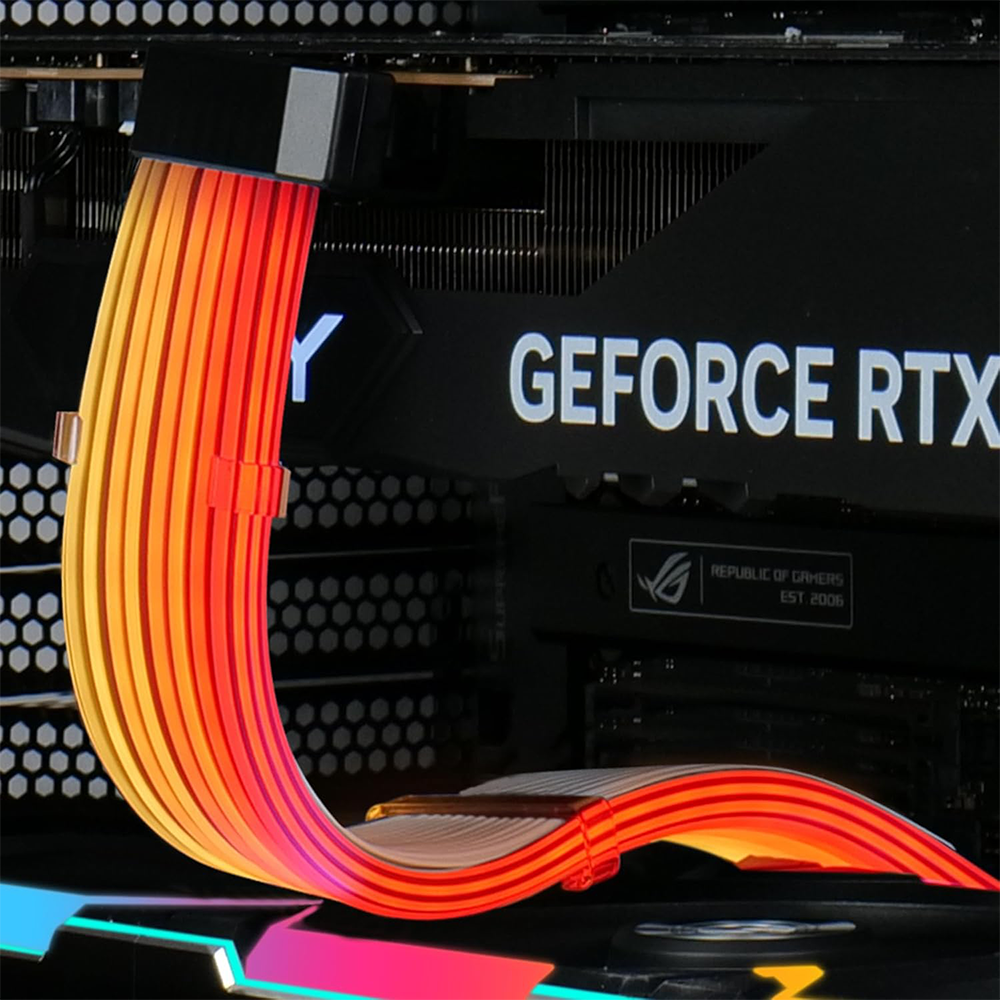 Lian Li Strimer Wireless 16-8 ARGB GPU 12+4pin Extension Cable