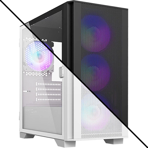 Lian Li Q58 Mini-ITX PCIE 4.0 Tempered Glass Case - White - Tech