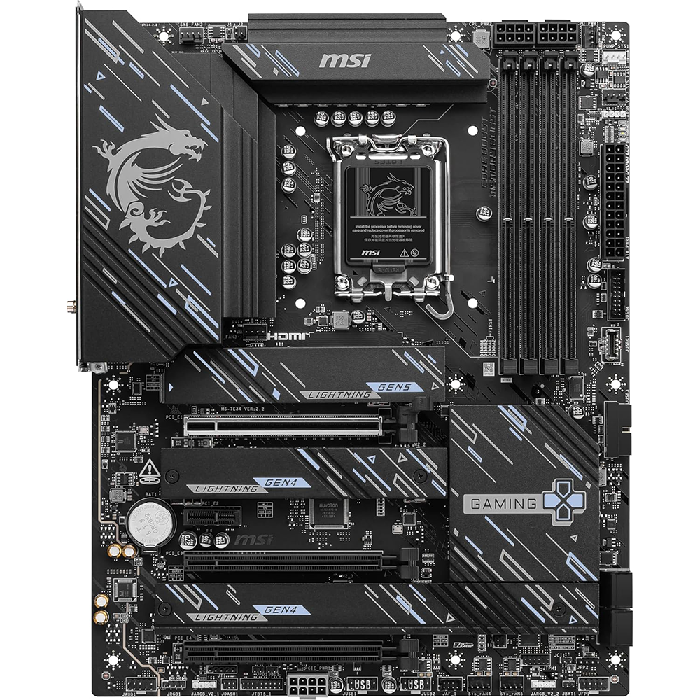 MSI Z890 GAMING PLUS WIFI LGA 1851 Socket For Intel CPUs Motherboard