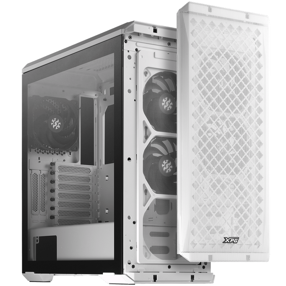 اكس بي جي DEFENDER كيس بي سي للالعاب بحجم E-ATX Mid Tower مع 3 مراوح
