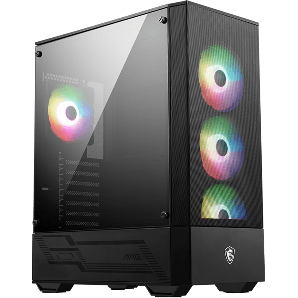 MSI MAG FORGE 112R ATX Mid Tower PC Case With 4x ARGB Fans