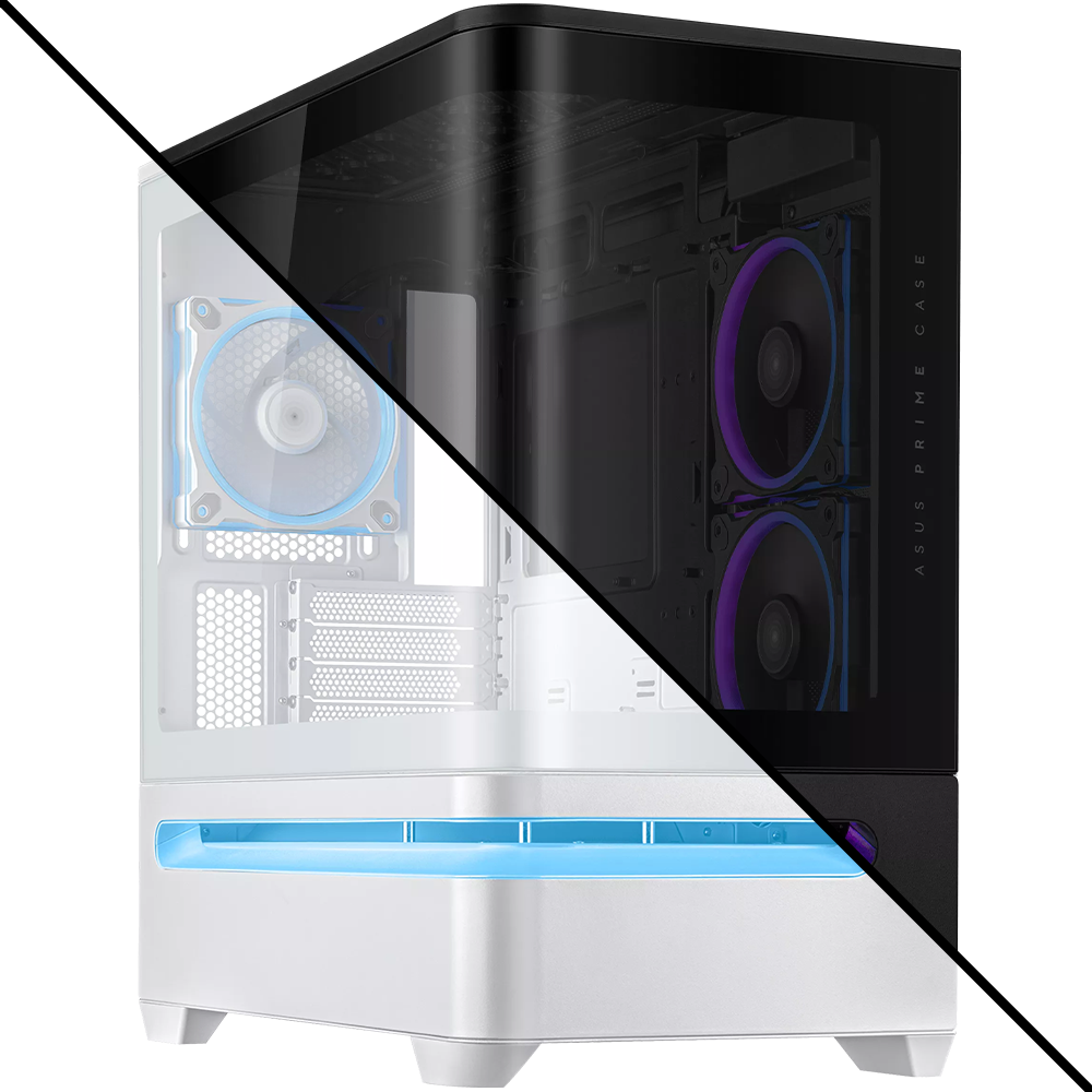 ASUS Prime AP202 ARGB m-ATX Mini Tower Case With 3x 120mm ARGB Fans