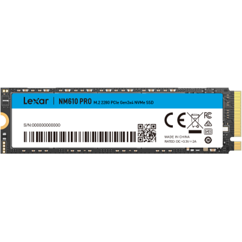 Lexar NM610PRO M.2 2280 PCIe Gen3x4 NVMe Internal SSD